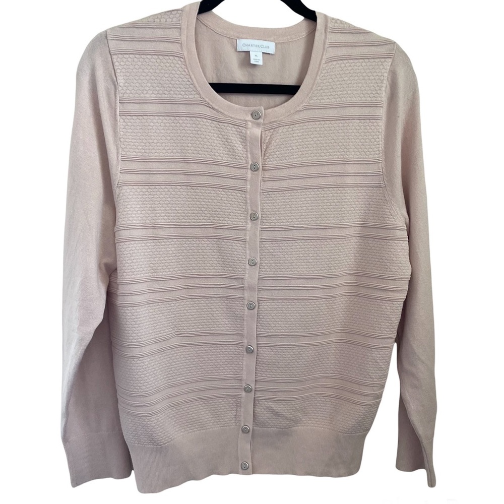 Charter Club Women’s Cardigan Pale Pink - XL